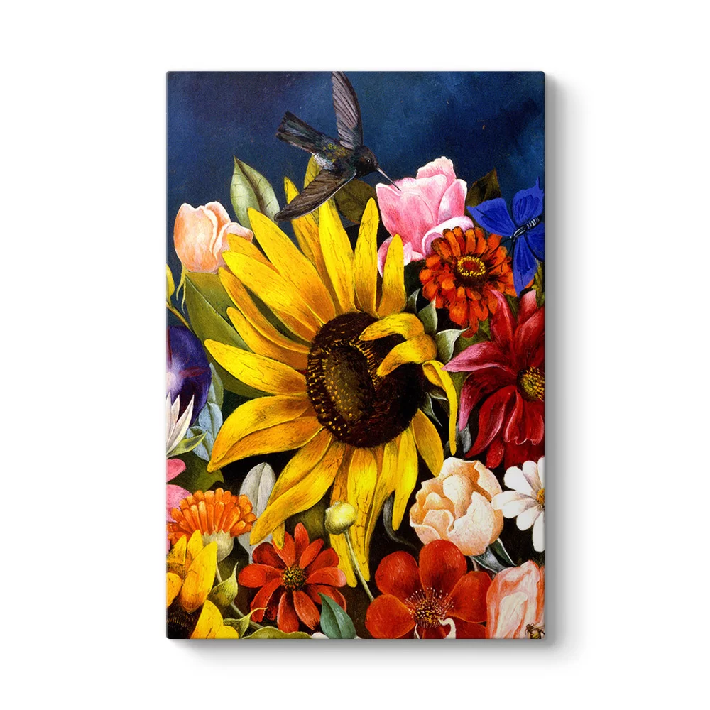 Frida Kahlo - Flower Basket Tablosu - Model 2